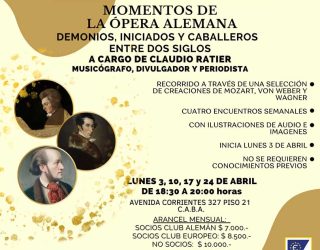 Momentos de la ópera alemana: demonios, iniciados y caballeros entre dos siglos