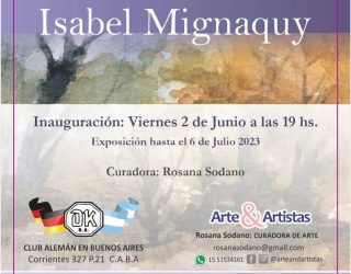 Vernissage «Paisajes del Alma» de Isabel Mignaquy
