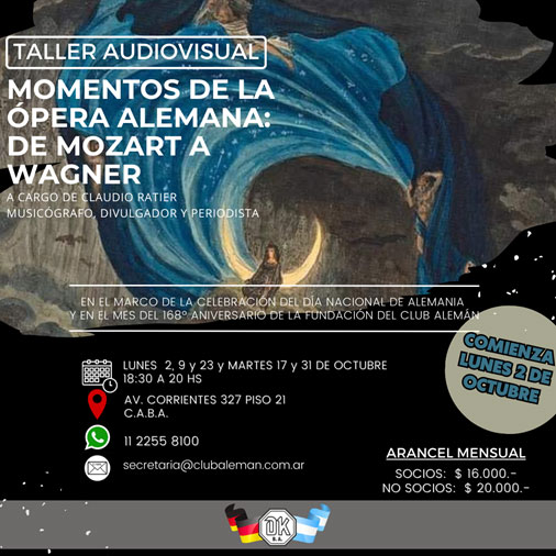 Lee más sobre el artículo Momentos de la Ópera alemana: de Mozart a Wagner