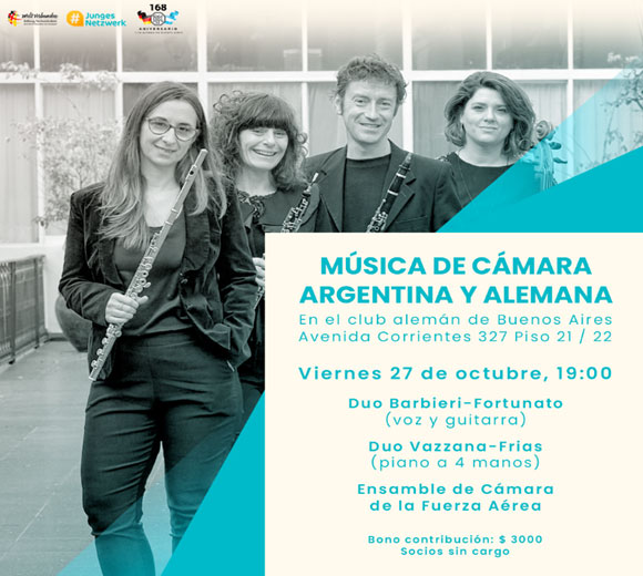 Lee más sobre el artículo MÚSICA DE CAMARA ARGENTINA Y ALEMANA