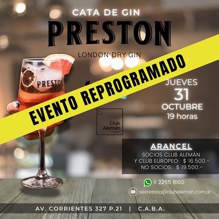 Lee más sobre el artículo Nueva cata de gin en el Club Alemán (REPROGRAMADA)