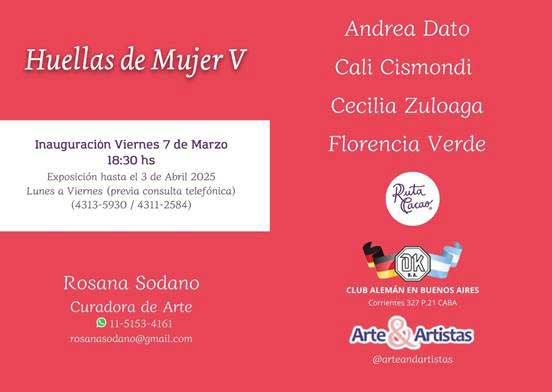 Lee más sobre el artículo Vernissage – Huellas de Mujer V