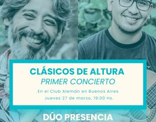 Música de Cámara Argentina, Latinoamericana y Alemana – Primer Concierto Marzo 2025