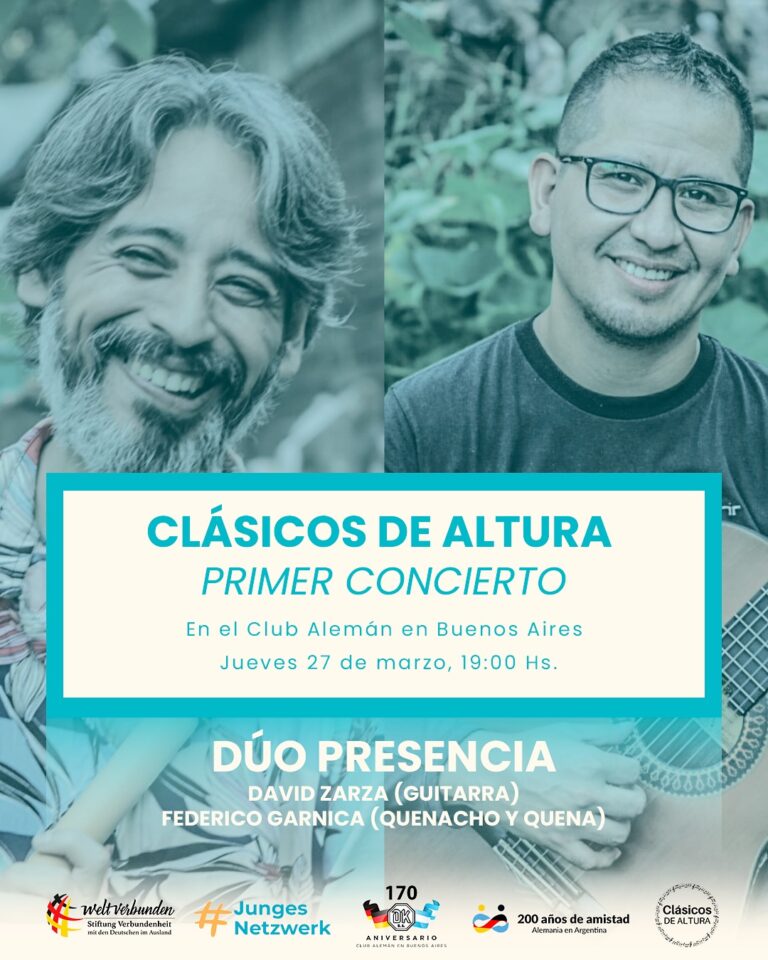 Lee más sobre el artículo Música de Cámara Argentina, Latinoamericana y Alemana – Primer Concierto Marzo 2025