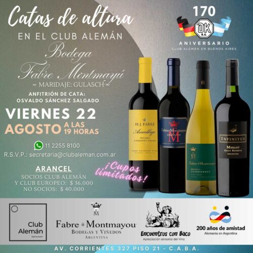 Catas de Altura en el Club Alemán