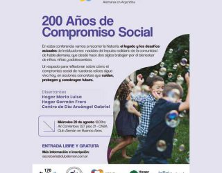 200 años de compromiso social – Conferencia de Agosto