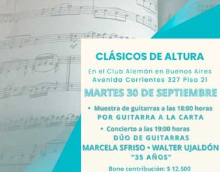 Clásicos de Altura – Concierto Septiembre 2025