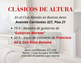 Primer concierto del año del ciclo “Clásicos de Altura”